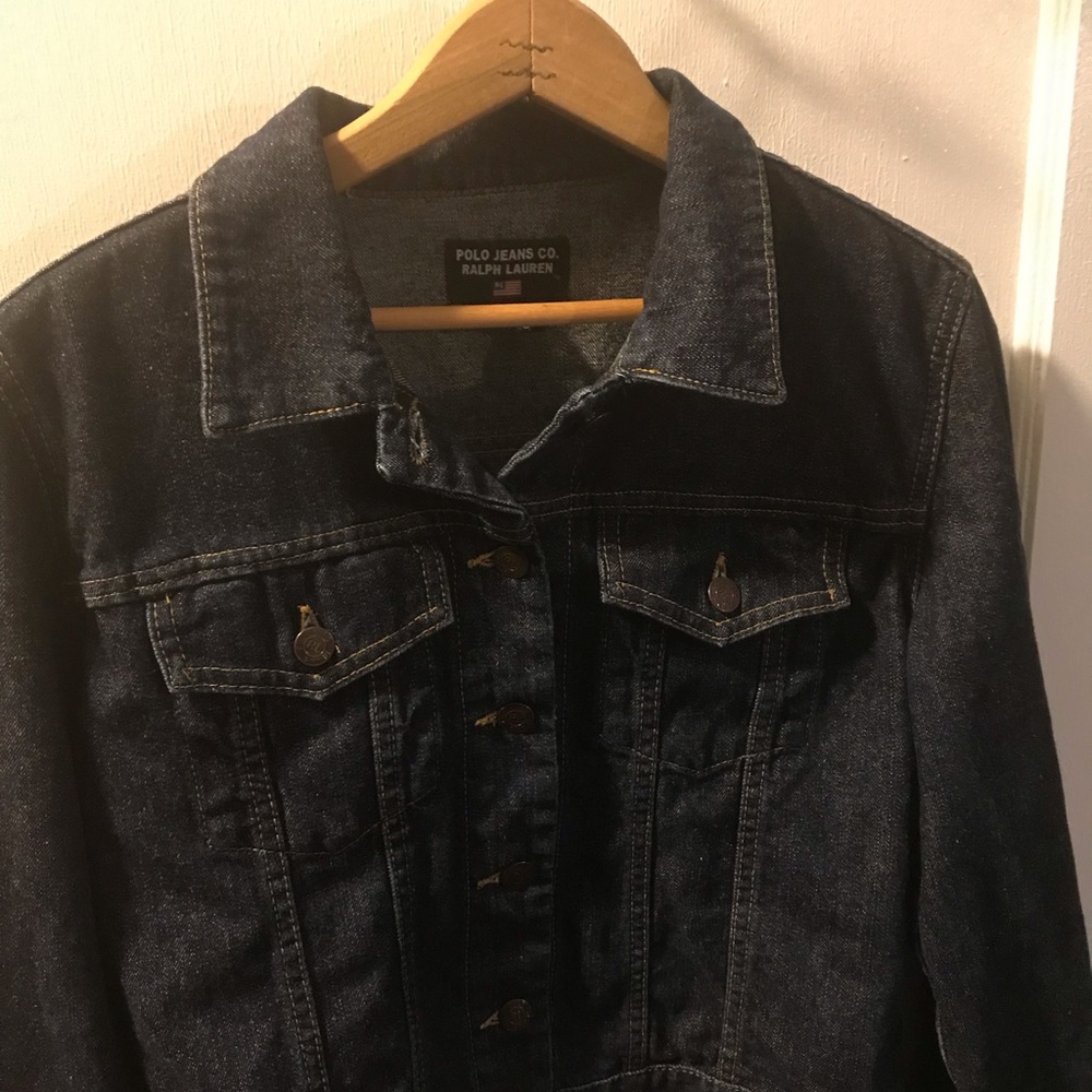 Polo Jeans Ralph Lauren Women’s Denim Jacket Size L.